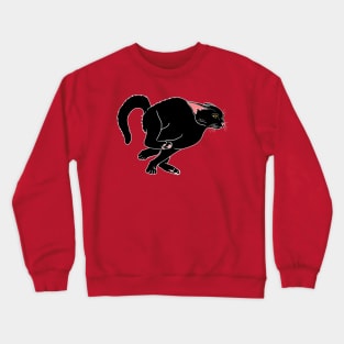 Running Hyper Black Cat Crewneck Sweatshirt